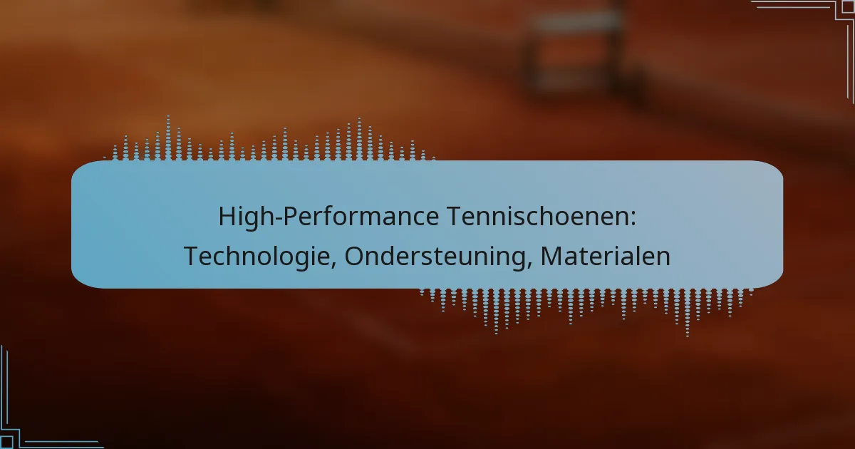 High-Performance Tennischoenen: Technologie, Ondersteuning, Materialen