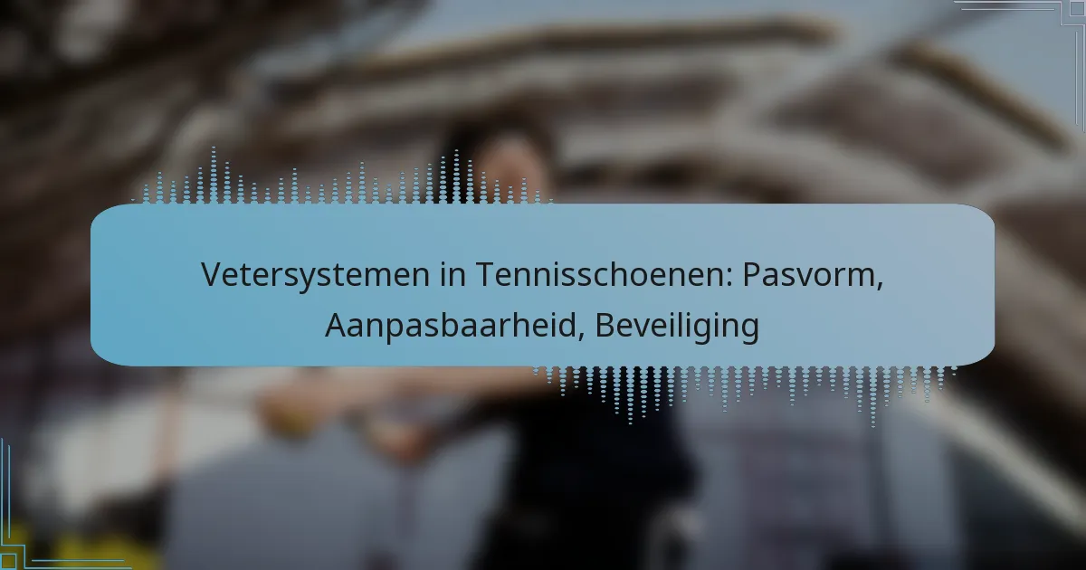 Vetersystemen in Tennisschoenen: Pasvorm, Aanpasbaarheid, Beveiliging